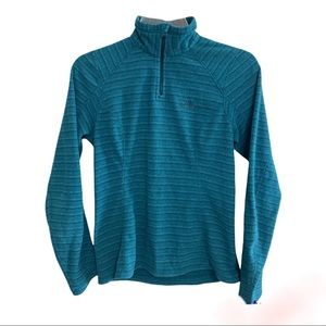 The North Face pullover blue xs polartec